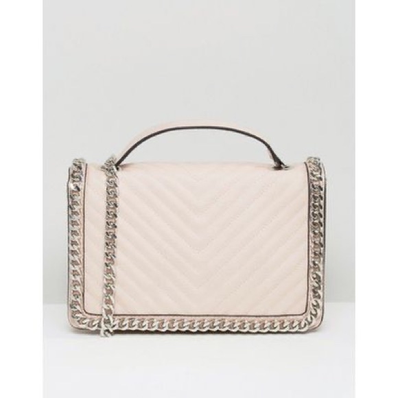 Aldo Greenwald Pink and Silver Large Clutch - Picture 4 of 6